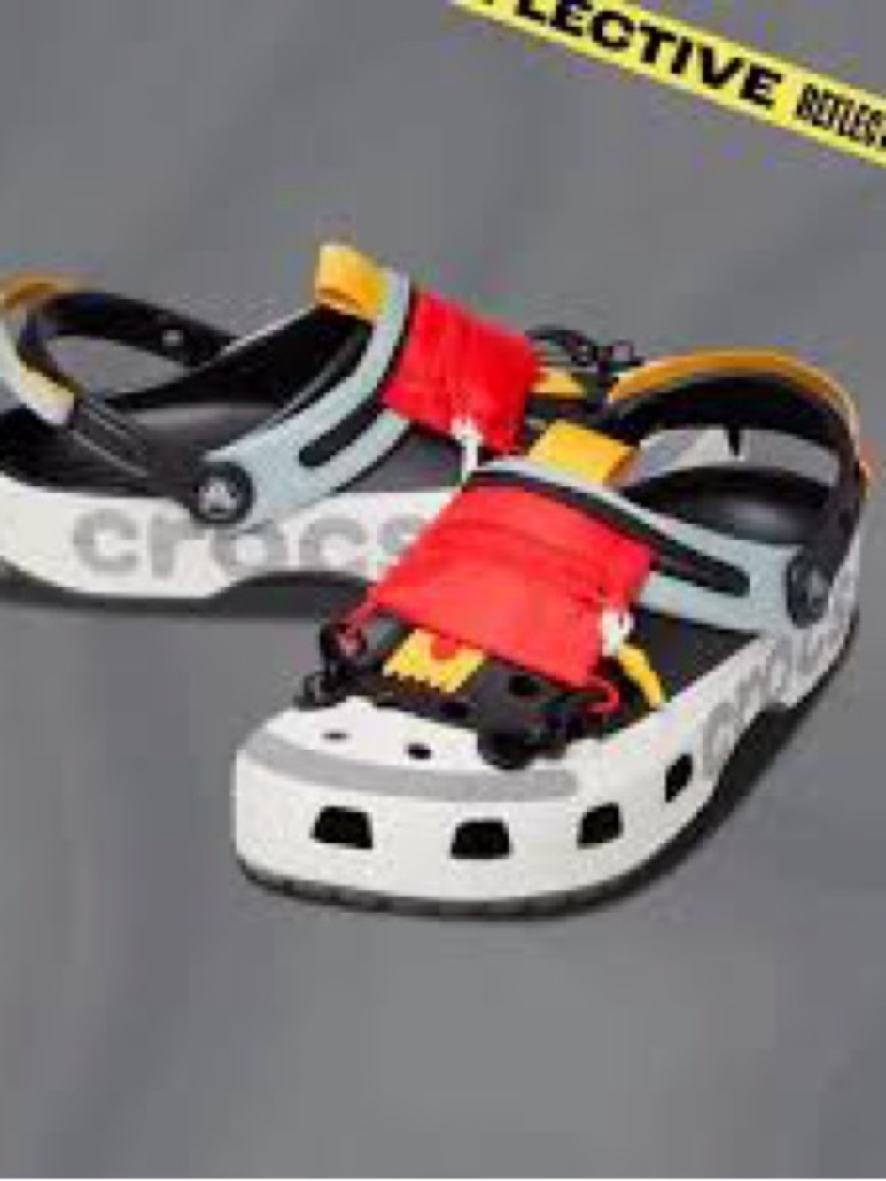 Crocs classic clog venture pack in black white colorway Sz 11 outdoor utility
